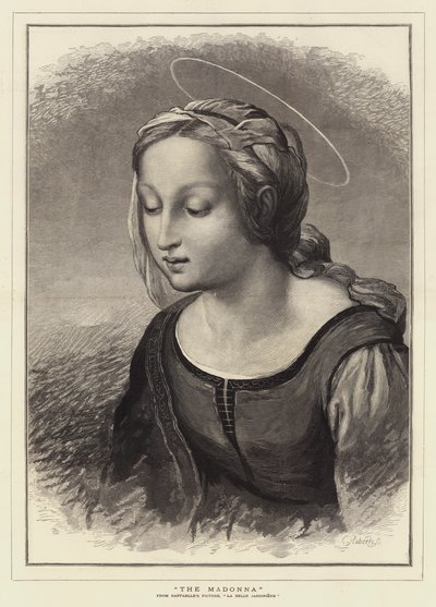 マドンナ 作： Raffaello Sanzio Raphael